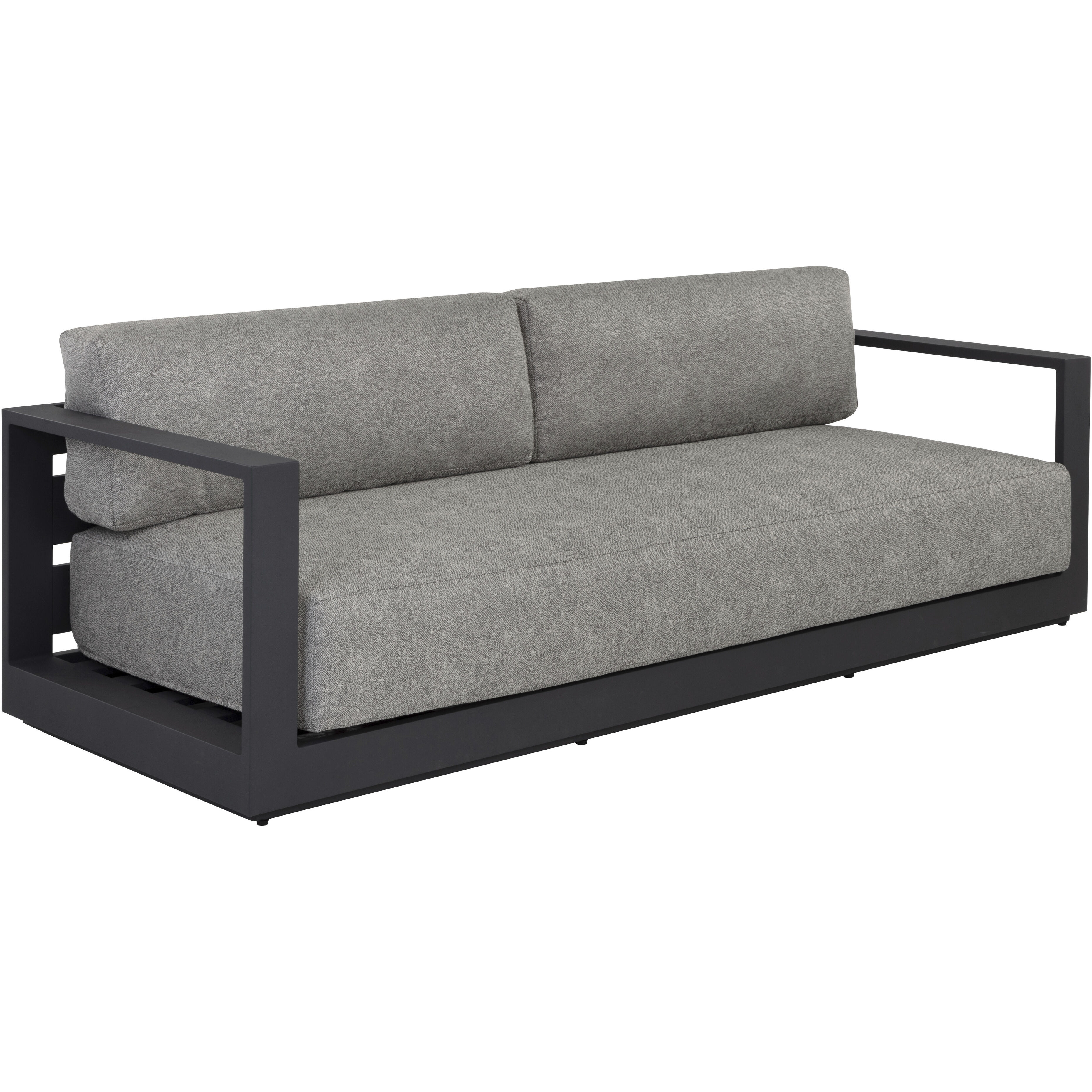 Tavira Charcoal / Lanikai Salt and Pepper Outdoor Sofa